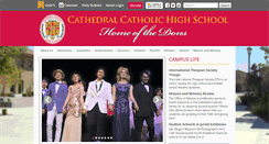 Desktop Screenshot of cathedralcatholic.org